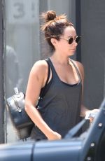 ASHLEY TISDALE  at a Gym in Studio City 07/17/2017