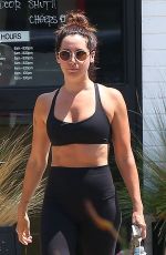 ASHLEY TISDALE Heading to a Gym in Studio City 07/17/2017