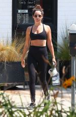 ASHLEY TISDALE Heading to a Gym in Studio City 07/17/2017