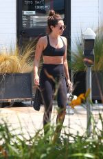 ASHLEY TISDALE Heading to a Gym in Studio City 07/17/2017