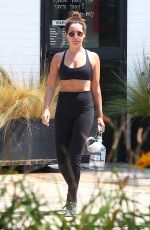 ASHLEY TISDALE Heading to a Gym in Studio City 07/17/2017