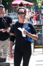 ASHLEY TISDALE Heading to a Gym in Studio City 07/28/2017
