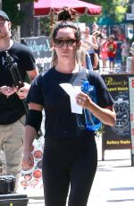 ASHLEY TISDALE Heading to a Gym in Studio City 07/28/2017