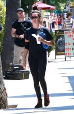 ASHLEY TISDALE Heading to a Gym in Studio City 07/28/2017