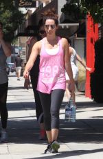 ASHLEY TISDALE Leaves a Gym in Los Angeles 07/14/2017
