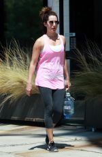ASHLEY TISDALE Leaves a Gym in Los Angeles 07/14/2017