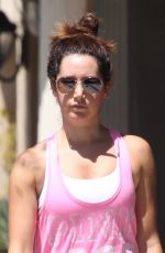 ASHLEY TISDALE Leaves a Gym in Los Angeles 07/14/2017