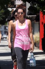 ASHLEY TISDALE Leaves a Gym in Los Angeles 07/14/2017