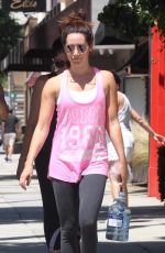 ASHLEY TISDALE Leaves a Gym in Los Angeles 07/14/2017