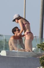 AURORA RAMAZZOTTI and Goffredo Cerza - at a Pool in Fregene 07/11/2017