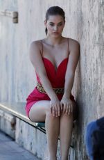 BARBARA PALVIN on the Set of a Photoshoot in St. Tropez 07/25/2017