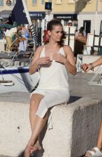 BARBARA PALVIN on the Set of a Photoshoot in St. Tropez 07/25/2017
