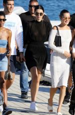 BELLA HADID and KENDALL JENNER Out in Mykonos 07/09/2017