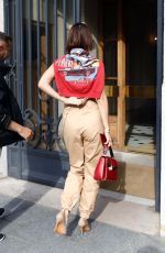BELLA HADID Arrives at Miu Miu Fashion Show in Paris 07/01/2017