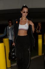 BELLA HADID at Heathrow Airport in London 07/07/2017