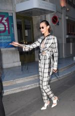 BELLA HADID Leaves Fendi Fashion Show in Paris 07/05/2017