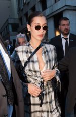 BELLA HADID Leaves Fendi Fashion Show in Paris 07/05/2017