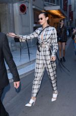 BELLA HADID Leaves Fendi Fashion Show in Paris 07/05/2017