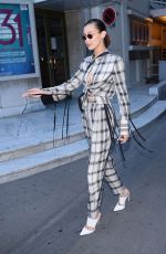 BELLA HADID Leaves Fendi Fashion Show in Paris 07/05/2017