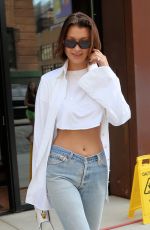 BELLA HADID Leaves Her Apartment in New York 07/20/2017