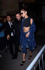BELLA HADID Leaves Miu Miu Fashion Show in Paris 07/02/2017