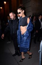 BELLA HADID Leaves Miu Miu Fashion Show in Paris 07/02/2017