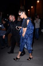 BELLA HADID Leaves Miu Miu Fashion Show in Paris 07/02/2017