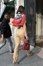 BELLA HADID Leaves Rouchon