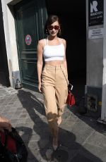 BELLA HADID Leaves Rouchon