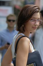 BELLA HADID Out and About in New York 07/17/2017