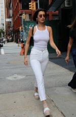 BELLA HADID Out and About in New York 07/17/2017
