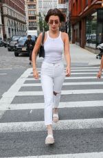 BELLA HADID Out and About in New York 07/17/2017