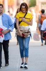 BELLA HADID Out and About in New York 07/26/2017