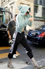 BELLA HADID Out and About in Paris 07/01/2017