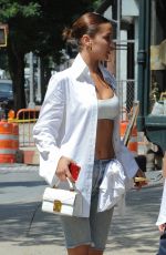 BELLA HADID Out for Lunch in New York 07/20/2017