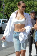 BELLA HADID Out for Lunch in New York 07/20/2017