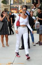 BELLA HADID Out in New York 07/20/2017