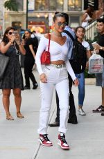 BELLA HADID Out in New York 07/20/2017