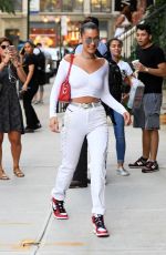 BELLA HADID Out in New York 07/20/2017