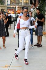 BELLA HADID Out in New York 07/20/2017