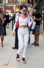 BELLA HADID Out in New York 07/20/2017