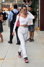 BELLA HADID Out in New York 07/20/2017