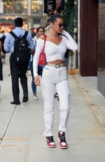 BELLA HADID Out in New York 07/20/2017
