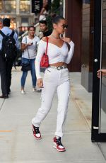 BELLA HADID Out in New York 07/20/2017