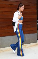 BELLA HADID Out in New York 07/28/2017