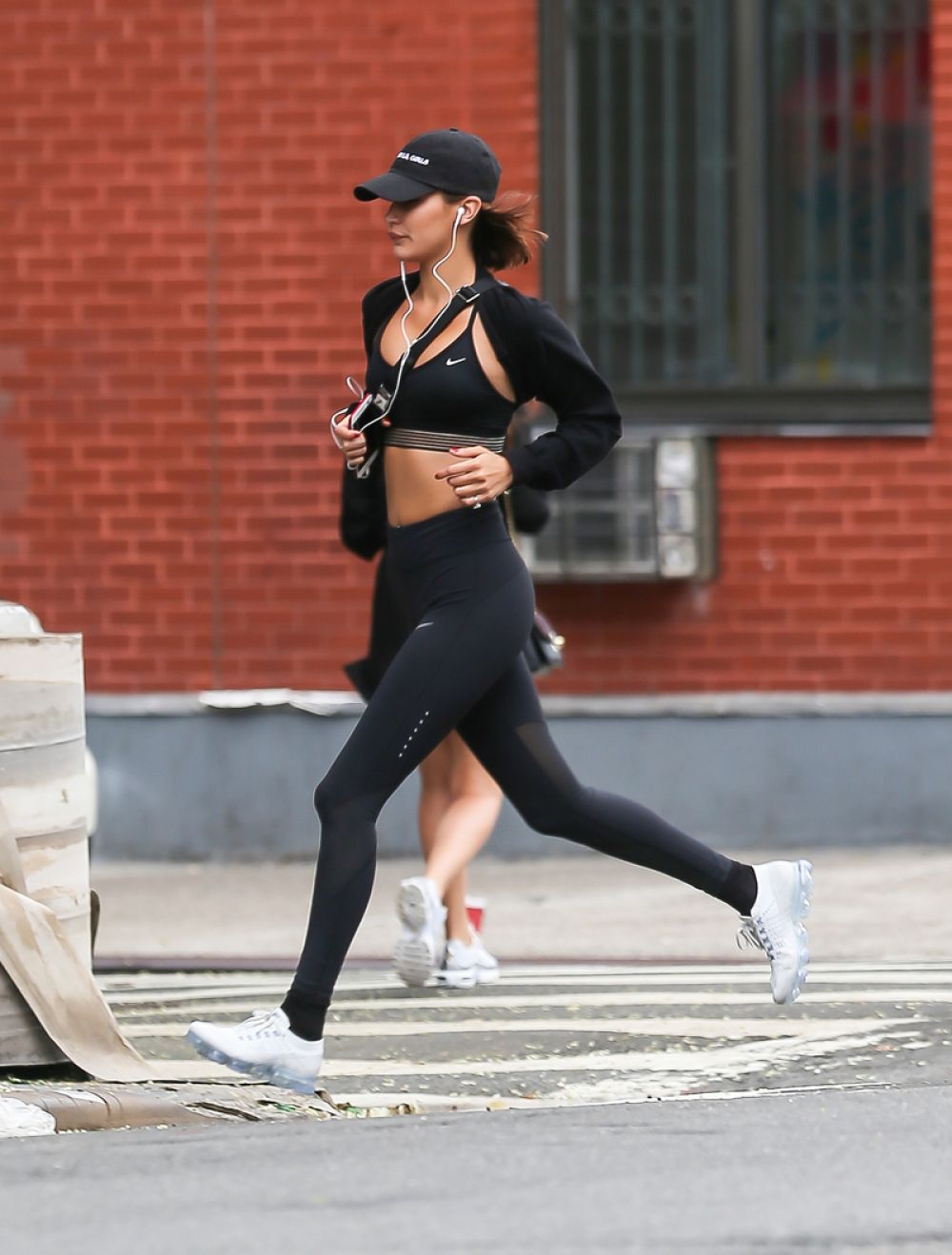 BELLA HADID Out Jogging in New York 07/24/2017 BELLA HADID Out Jogging in New York 07/24/2017