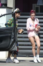 BELLA THORNE and Max Ehrich Out in Los Angeles 07/23/2017
