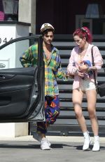 BELLA THORNE and Max Ehrich Out in Los Angeles 07/23/2017