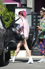 BELLA THORNE and Max Ehrich Out in Los Angeles 07/23/2017