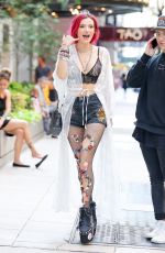 BELLA THORNE and Prince Fox Out in New York 07/18/2017